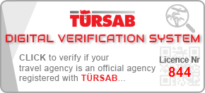 TURSAB Digital Verification System: verify our licence No 844 (opens in a new tab)